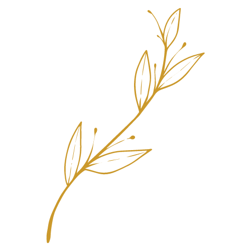 Icono rama con flores amarillas